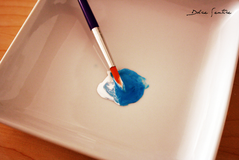 Galletas "Blue Lace": Cómo usar stencils sobre glasa {Foto Tutorial} Lace cookies galletas de chocolate