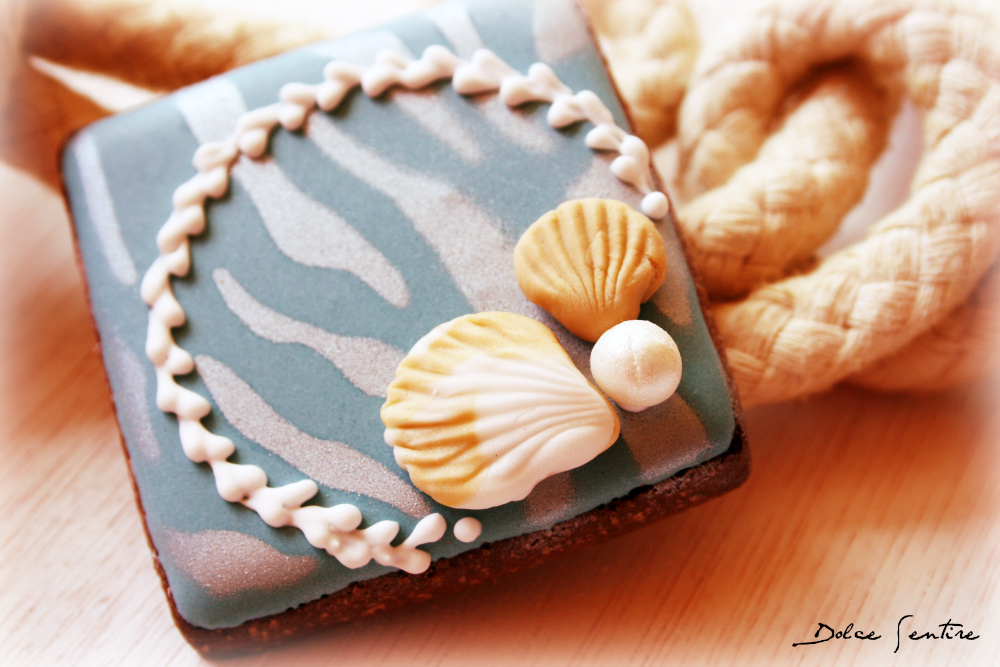 Cómo hacer conchitas o caracoles en fondant: Galletas estilo marinero o Navy {Vídeo Tutorial}