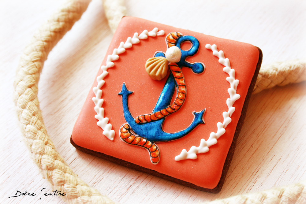 Cómo hacer conchitas o caracoles en fondant: Galletas estilo marinero o Navy {Vídeo Tutorial}