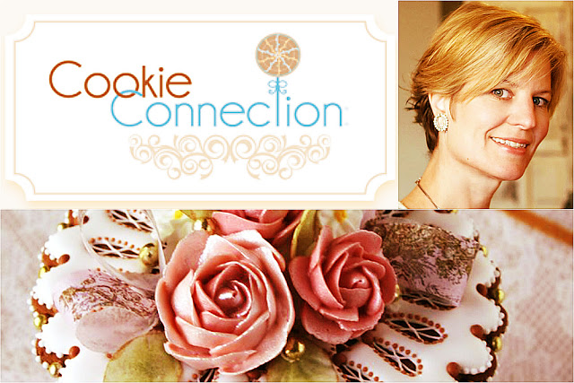 Cómo pintar a mano rosas sobre glasa real {Tutorial para Cookie Connection}