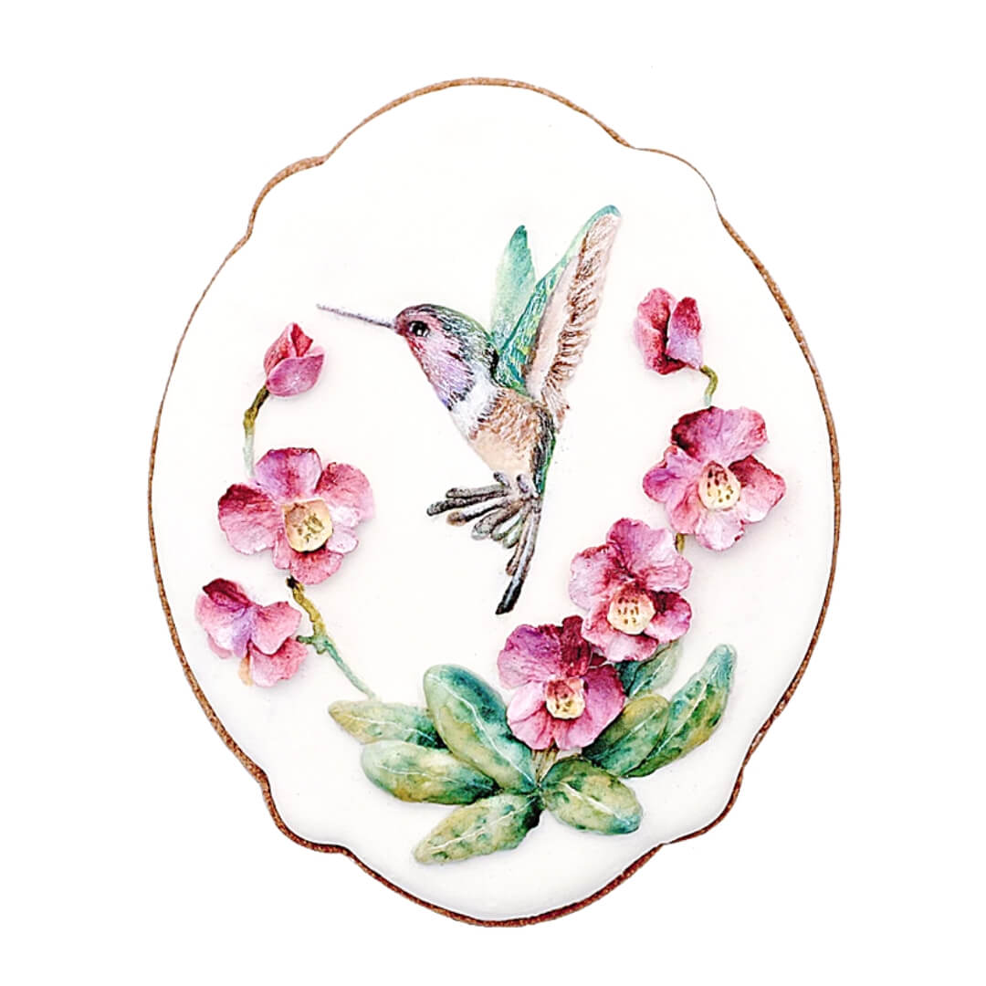 ORQUÍDEAS Y COLIBRÍES: Mini Clase – Volúmenes de Glasa