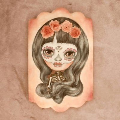 CATRINA: Mini Clase – Pintura sobre Glasa
