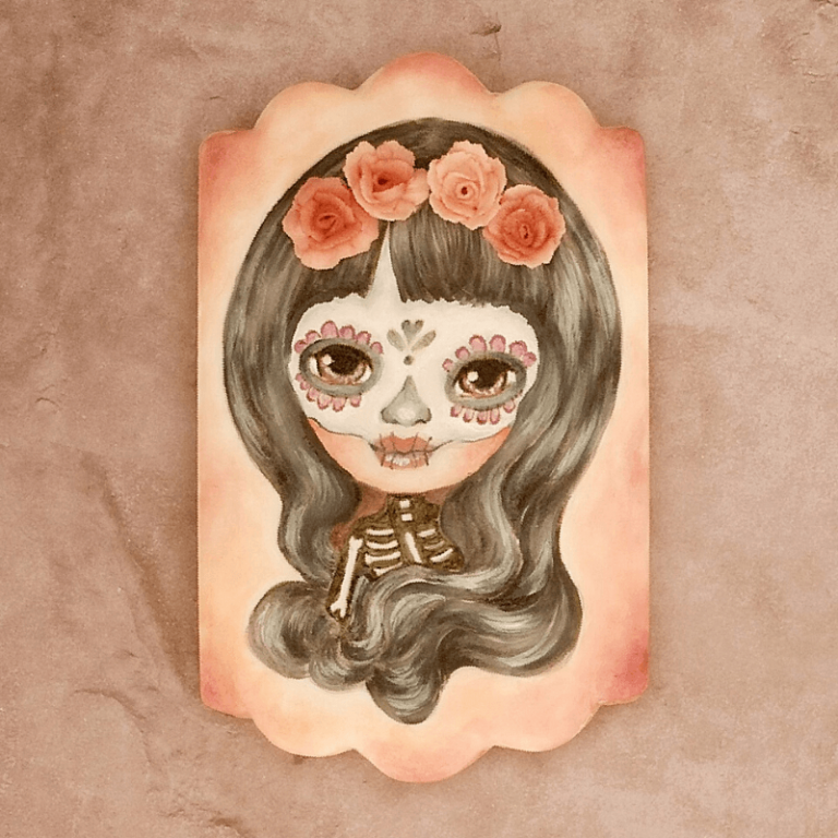 CATRINA: Mini Clase – Pintura sobre Glasa